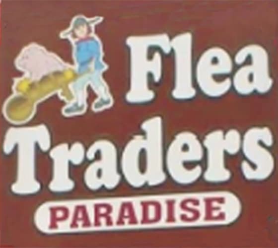 Flea Traders Paradise Flea Market located in Sevierville Tennessee.